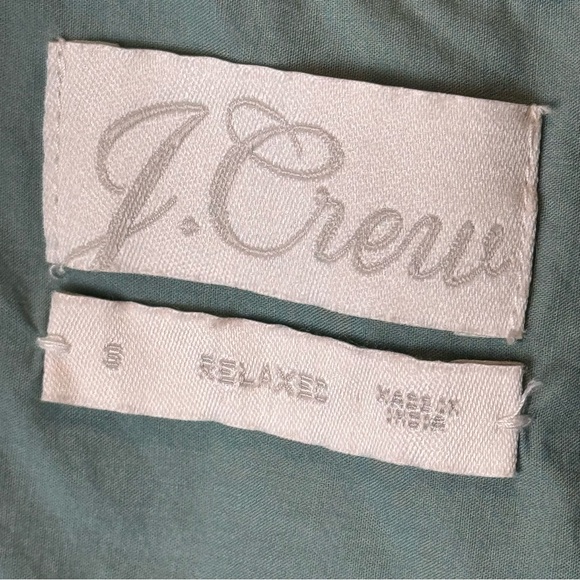 J Crew Relaxed Fit garment-dyed lightweight cotton poplin shirt AY728 - Picture 8 of 11